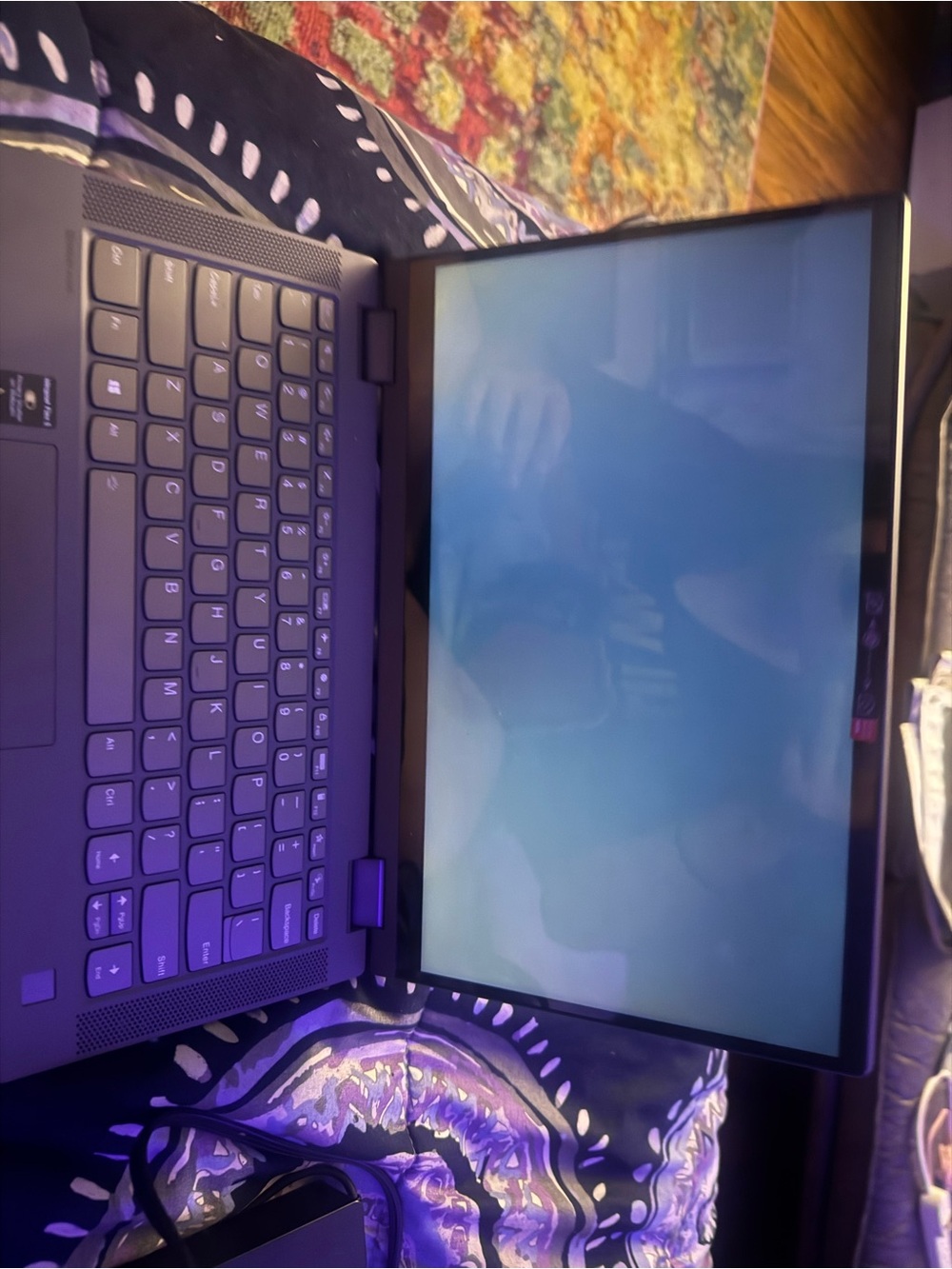 Lenovo Black Laptop with Matte Display